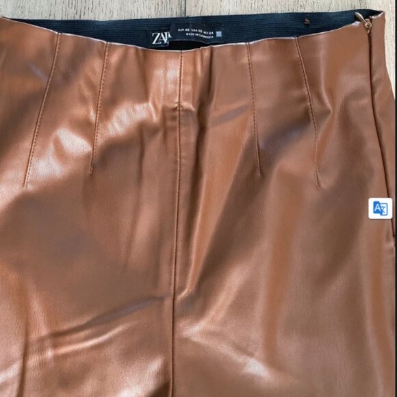 Pantalon en simili cuir Zara/ Pants – Chic Meets Confidence - Picture 6 of 9